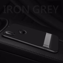 Load image into Gallery viewer, Luxury Shockproof Matte Back Case with Kickstand TPU + PC Holder Back Cover for Apple iPhone X / XS 2018