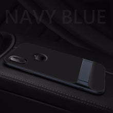 Load image into Gallery viewer, Luxury Shockproof Matte Back Case with Kickstand TPU + PC Holder Back Cover for Apple iPhone X / XS 2018