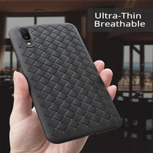 Load image into Gallery viewer, Vivo V11 Pro Premium Classic Braided Weaving Texture Soft TPU Back Case Cover