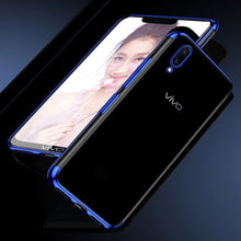 Load image into Gallery viewer, VIVO V11 PRO PREMIUM LASER PLATING SERIES SOFT TPU CLEAR TRANSPARENT BACK CASE COVER