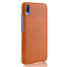 Load image into Gallery viewer, Vivo V11 Luxury Leather Finish Anti Knock Hard PC Back Case Cover with Back Screen Guard