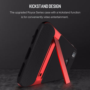Apple iPhone X Premium Anti Knock 3D Kickstand TPU+PC Holder Stand Back Case Cover