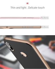 Load image into Gallery viewer, Redmi Note 6 Pro Luxury Hybrid PC Kickstand Bumper Frame with Soft Silicone Back Case