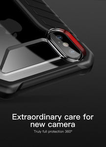 Apple iPhone XS Max Luxury Hybrid Armor Michelin Tyre Texture Drop Resistance Back Case
