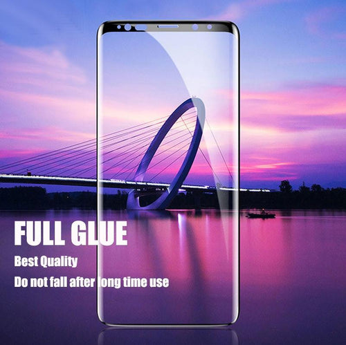 Samsung Galaxy S8 Plus Premium 5D Pro Full Glue Curved Edge Anti Shatter Tempered Glass Screen Protector