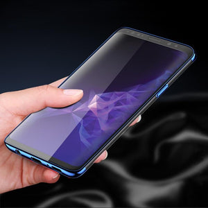 SAMSUNG GALAXY S9 PLUS LUXURY LASER PLATING UTRA THIN TRANSPARENT SOFT BACK CASE COVER