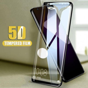 Samsung Galaxy A9 2018 Premium 5D Pro Full Glue Curved Edge Anti Shatter Tempered Glass Screen Protector