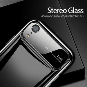 Apple iPhone XR Luxury Smooth Mirror Effect Camera Lens Anti Scratch Back Case Cover