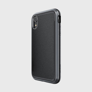 X-Doria Defense Lux Military Grade Tested Aluminum Metal Protective Leather Case For iPhone XR